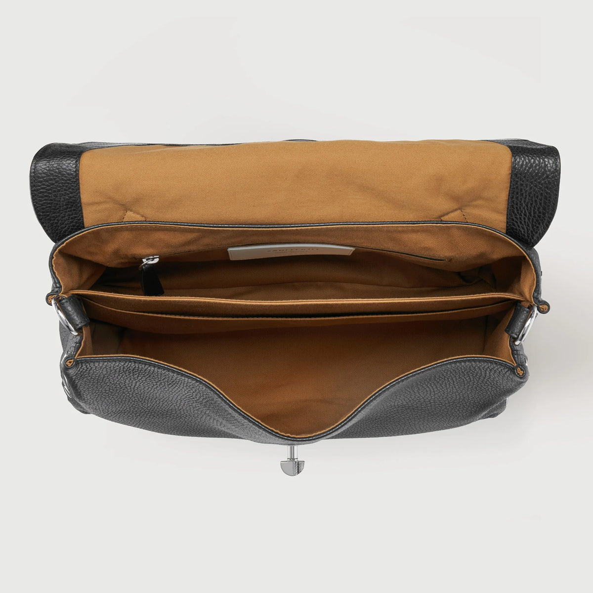 Zanellato Borsa Postina Daily M Pelle Martellata Nero