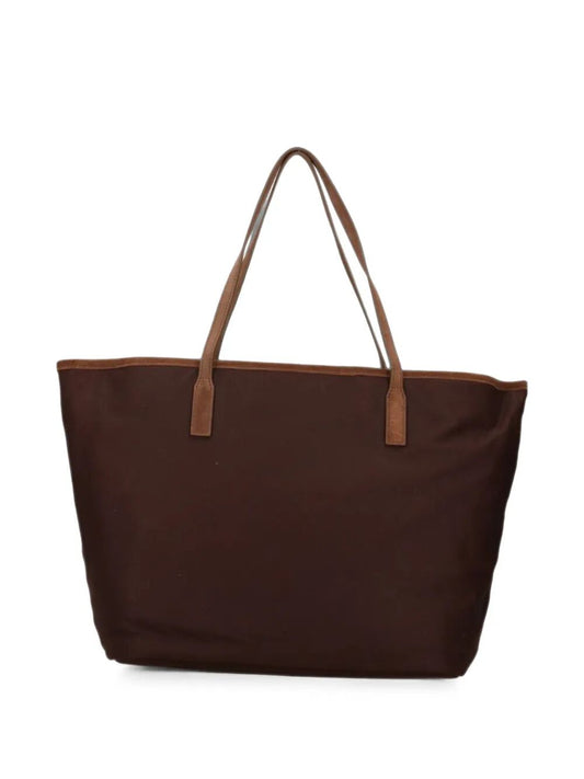 Saint Barth Borsa City Bag Wax Marrone