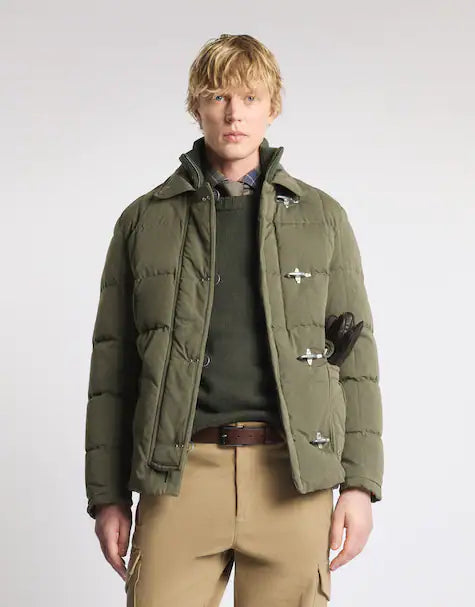 Fay 4 Ganci Archive Piumino In Reps Smerigliato Verde