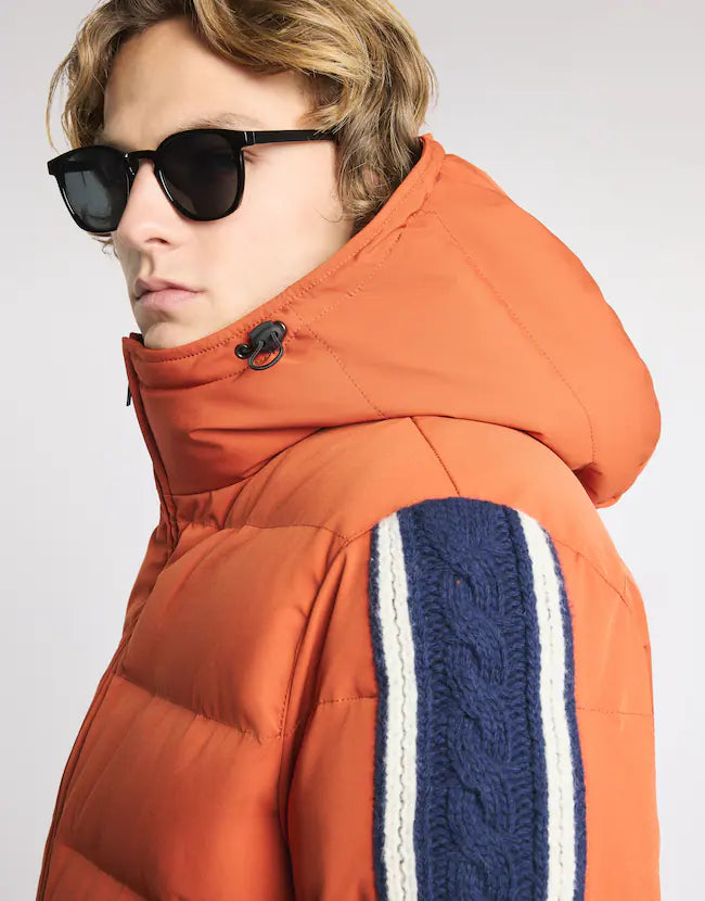 Fay Piumino Double Front In Nylon Arancio