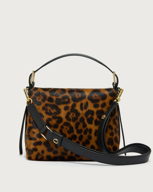 Orciani Borsa Nana Small Cavallino Leopard