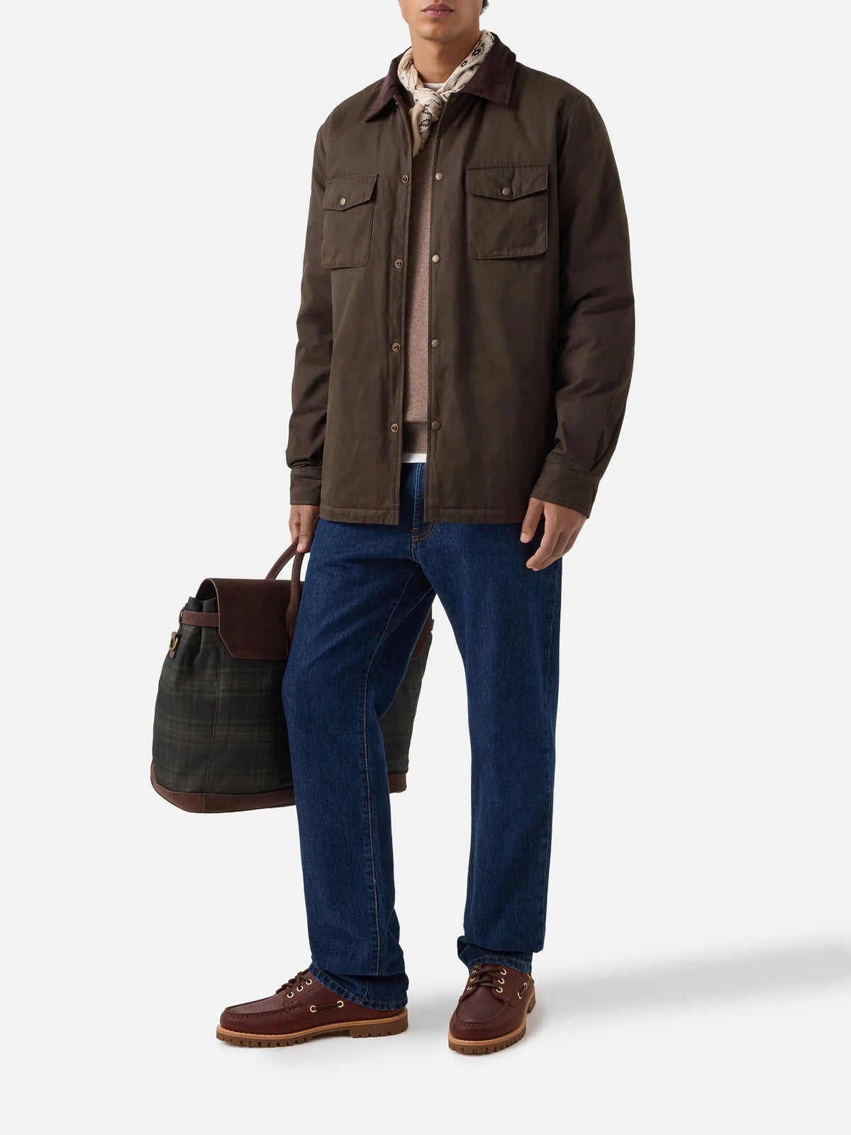 MC2 Saint Barth Overshirt Bexley Verde Militare