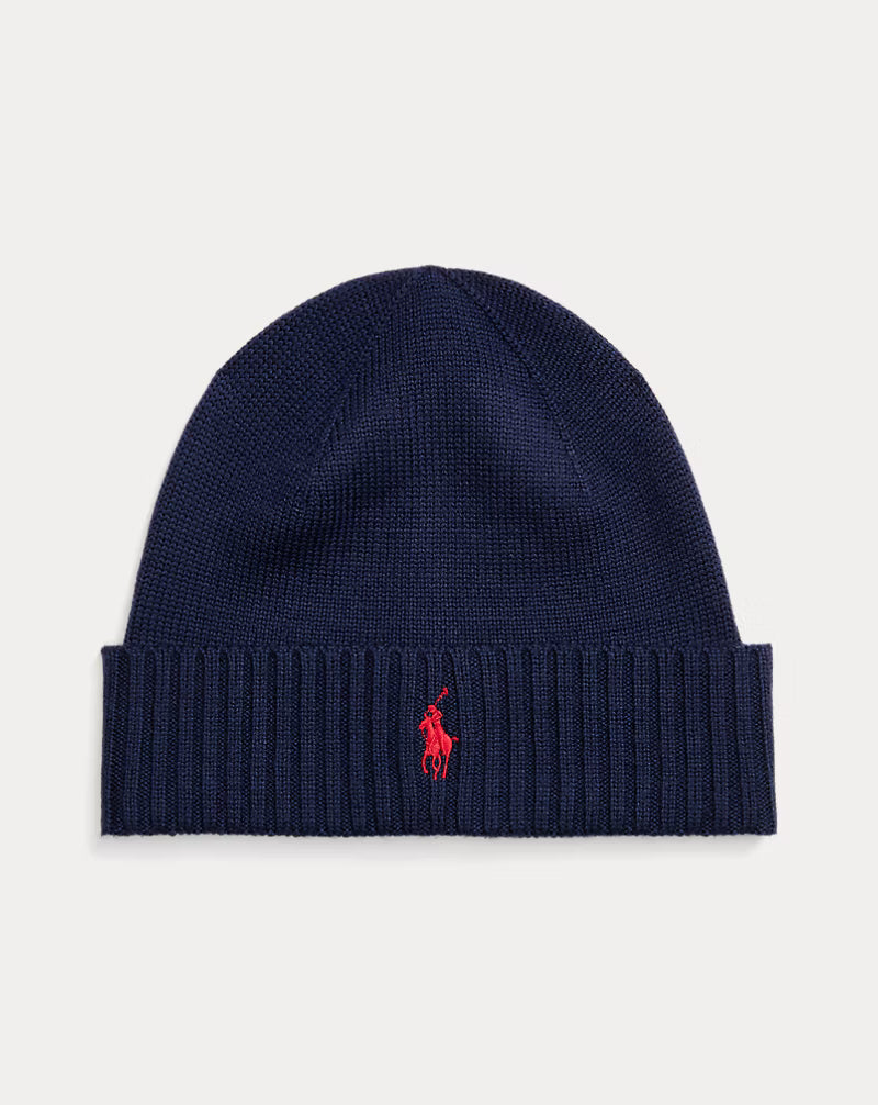Polo Ralph Lauren Berretto Con Pony Blu