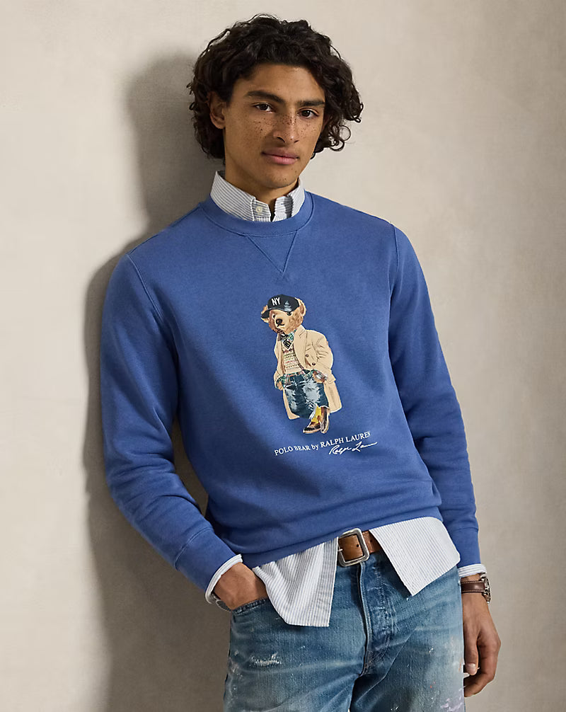 Polo Ralph Lauren Felpa Bear Blue
