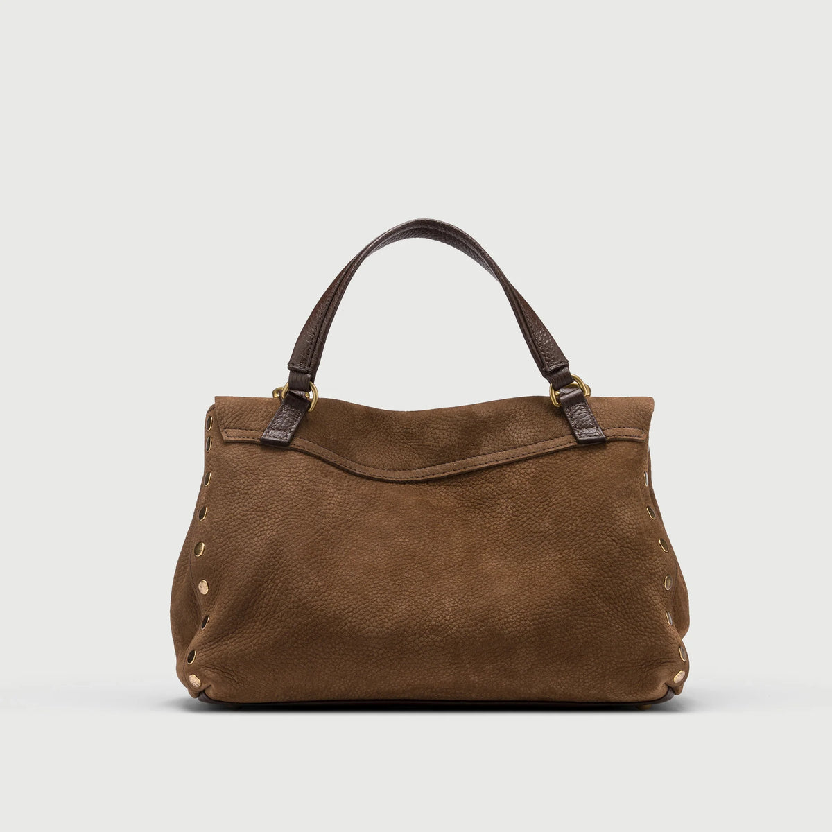 Zanellato Borsa Postina S Re Jones Nabuk Brown Tartufo Di Norcia