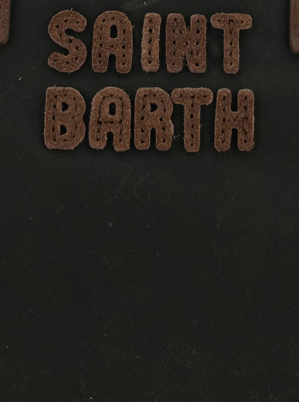 Saint Barth City Bag Mini Wax Marrone