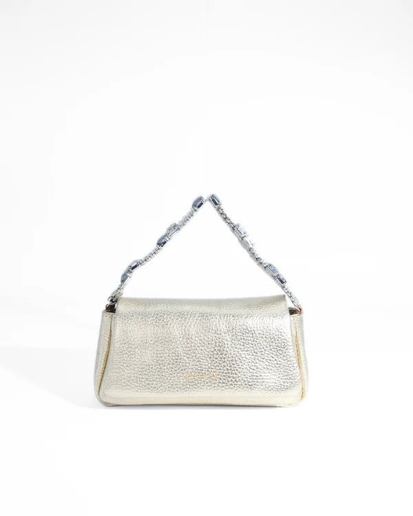 Almala Firenze Pochette Mia Pelle Laminata Oro