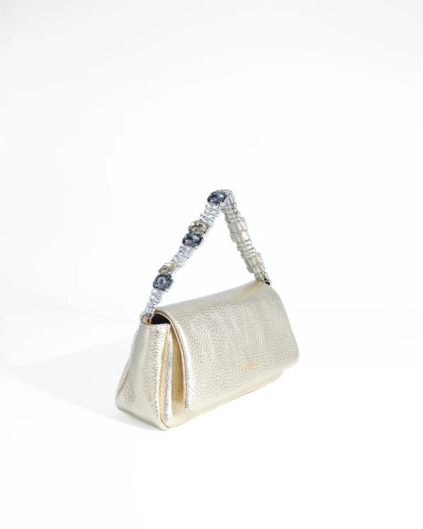 Almala Firenze Pochette Mia Pelle Laminata Oro
