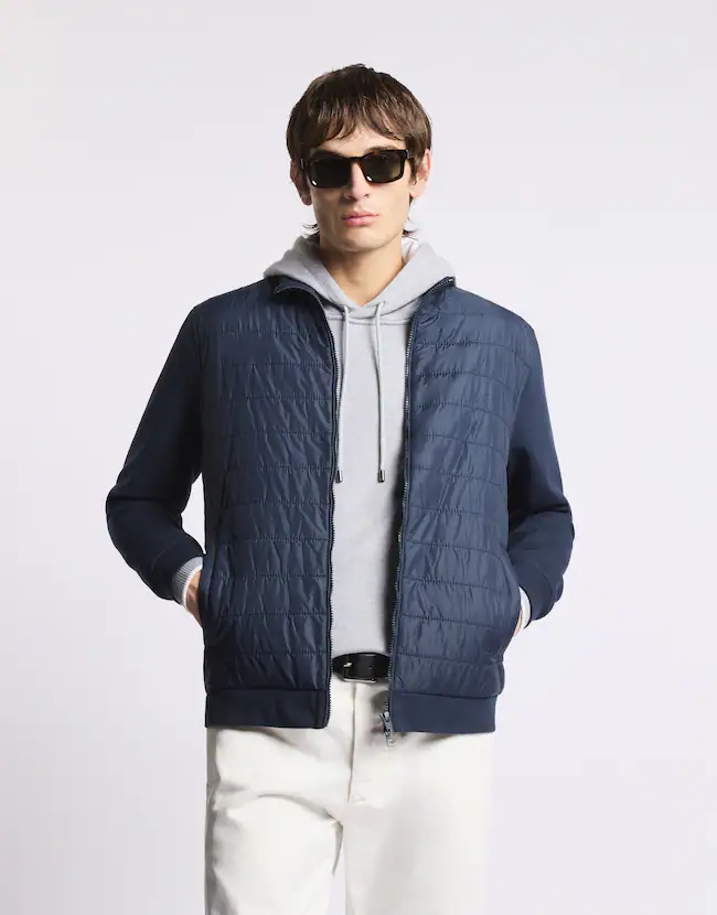 Fay Felpa Trapuntata Blu - NJMB5521470WZGU806 - Semenzato Abbigliamento
