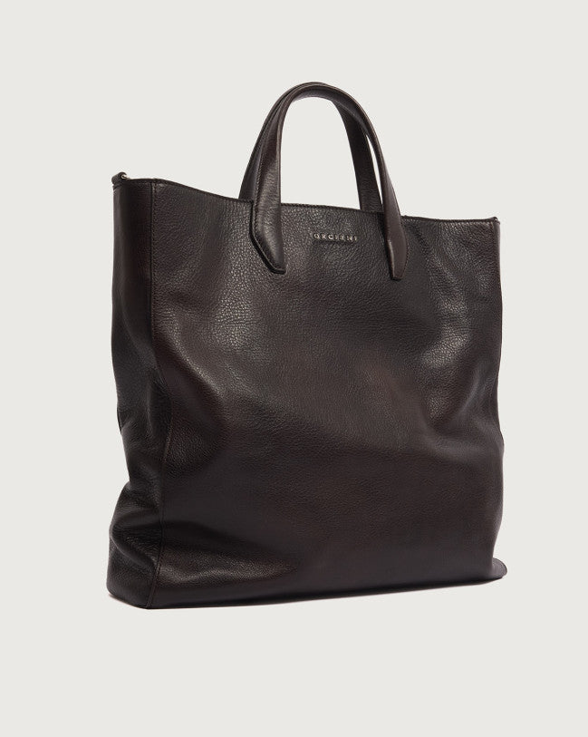 Orciani Tote Bag Work Lagoon Testa Di Moro