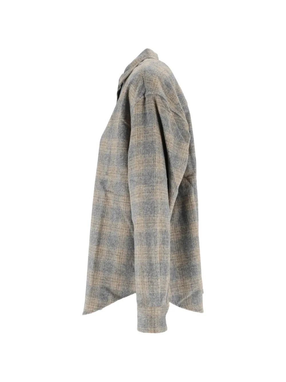 Saint Barth Camicia Lully Flannel Peanuts Snoopy Grigio Beige
