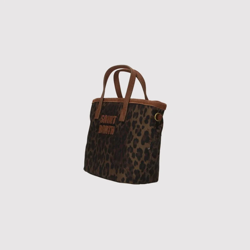 Saint Barth City Bag Mini Tessuto Maculato
