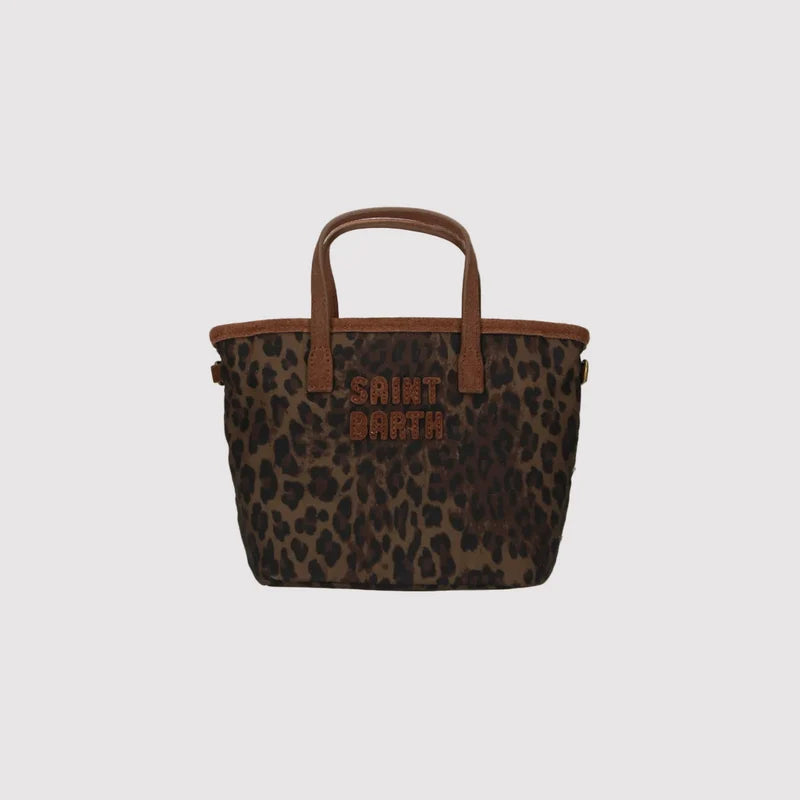 Saint Barth City Bag Mini Tessuto Maculato