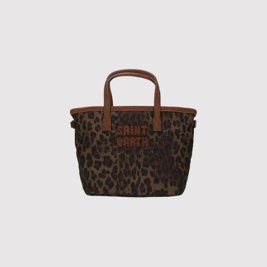 Saint Barth City Bag Mini Tessuto Maculato