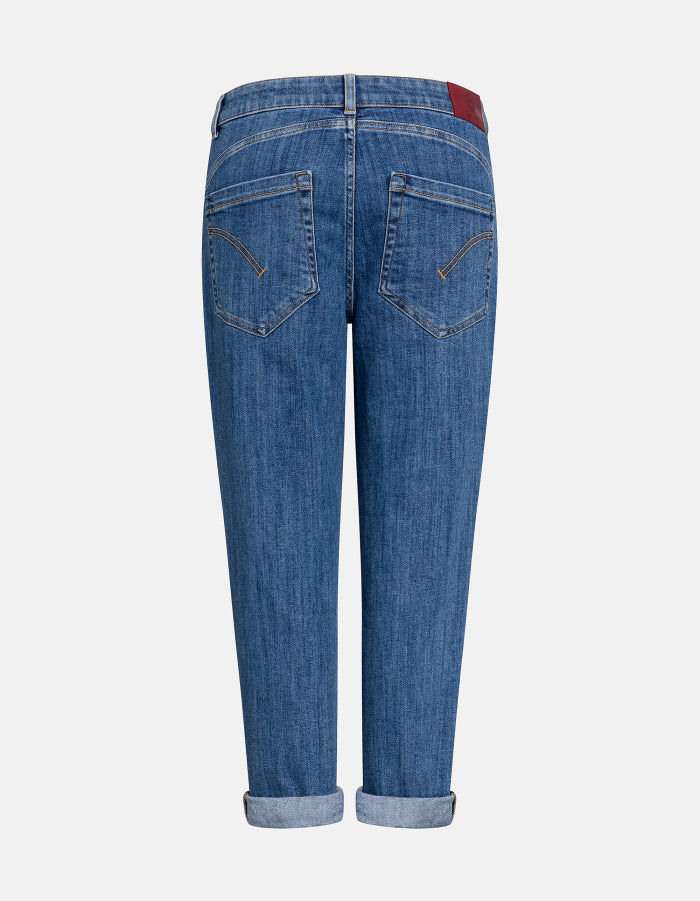 Dondup Jeans Koons Loose In Denim Stretch Blu