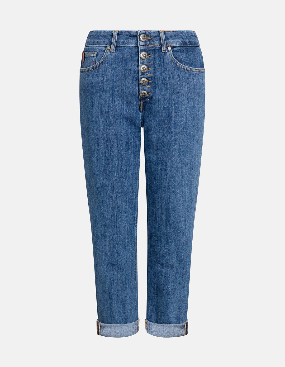 Dondup Jeans Koons Loose In Denim Stretch Blu