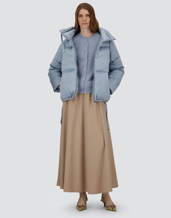 Herno Gonna Resort In Flanella Tocco Cashmere