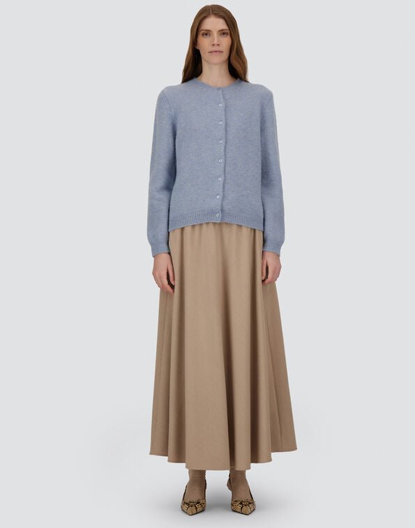 Herno Gonna Resort In Flanella Tocco Cashmere