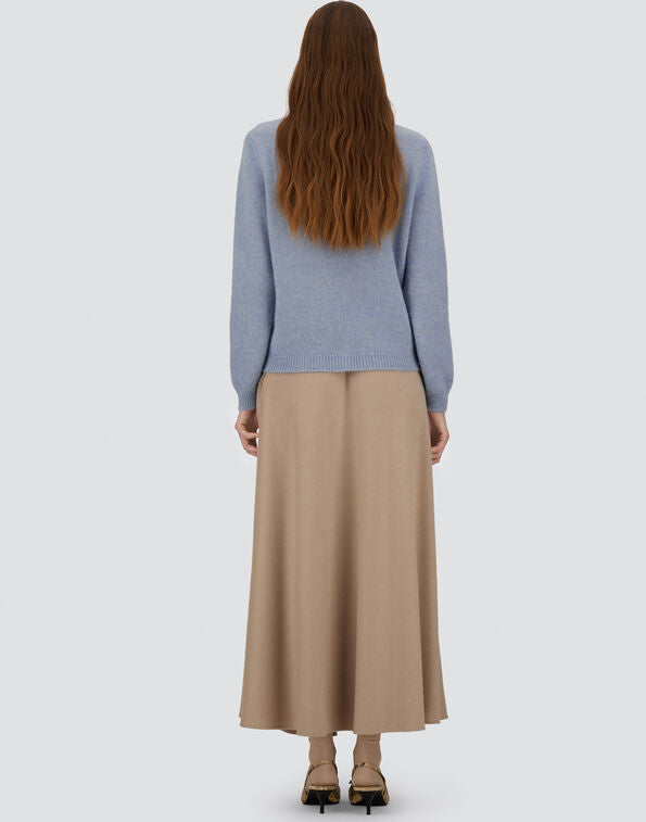 Herno Gonna Resort In Flanella Tocco Cashmere