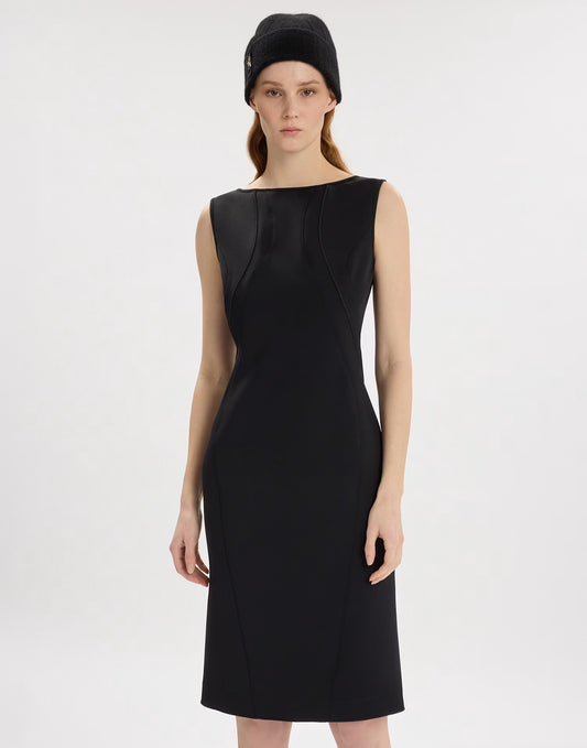 High Abito Jersey Nylon Stretch Bonded Nero