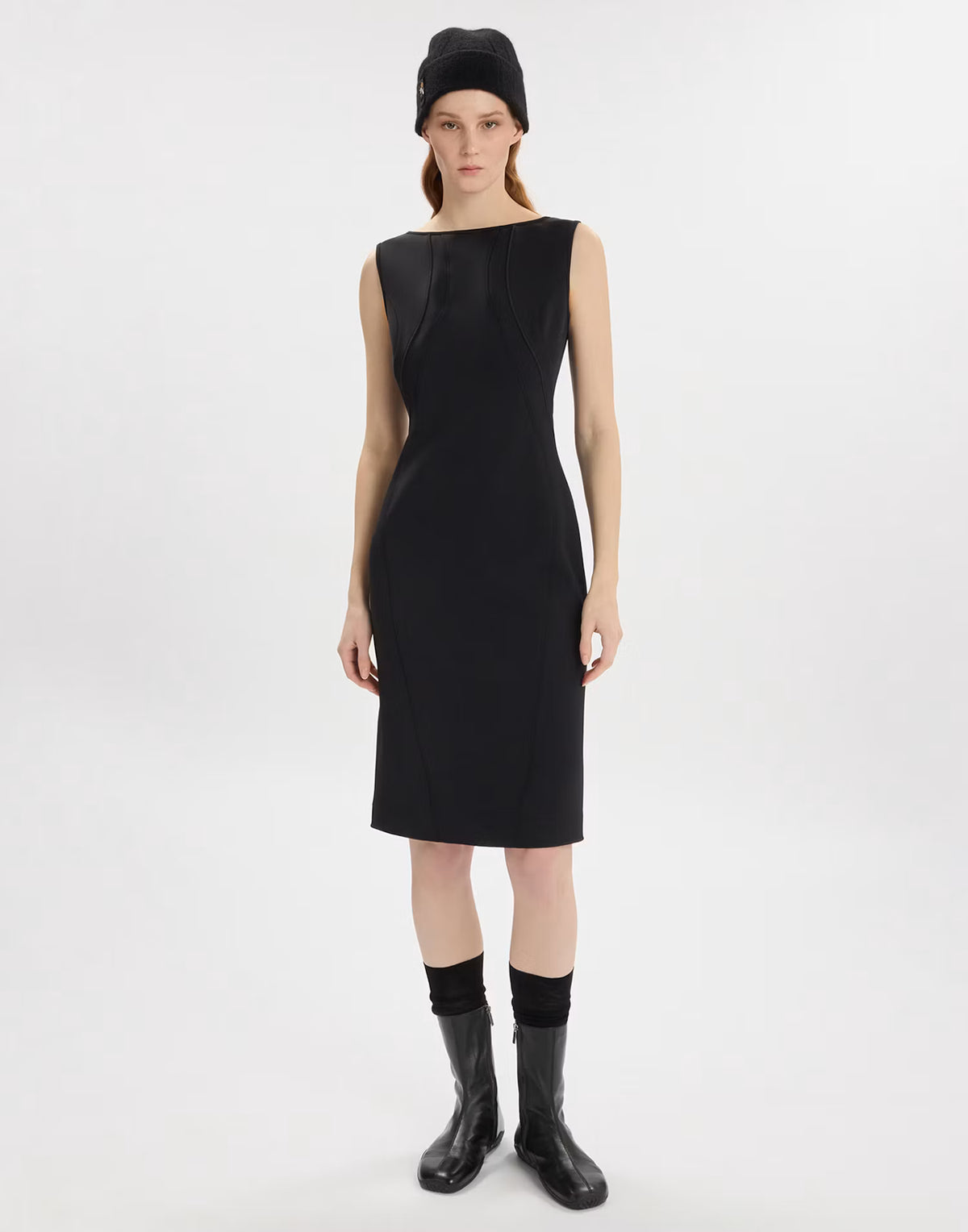 High Abito Jersey Nylon Stretch Bonded Nero