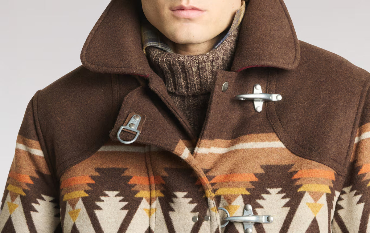 Fay 4 Ganci Yateh In Panno Jacquard Marrone Arancio