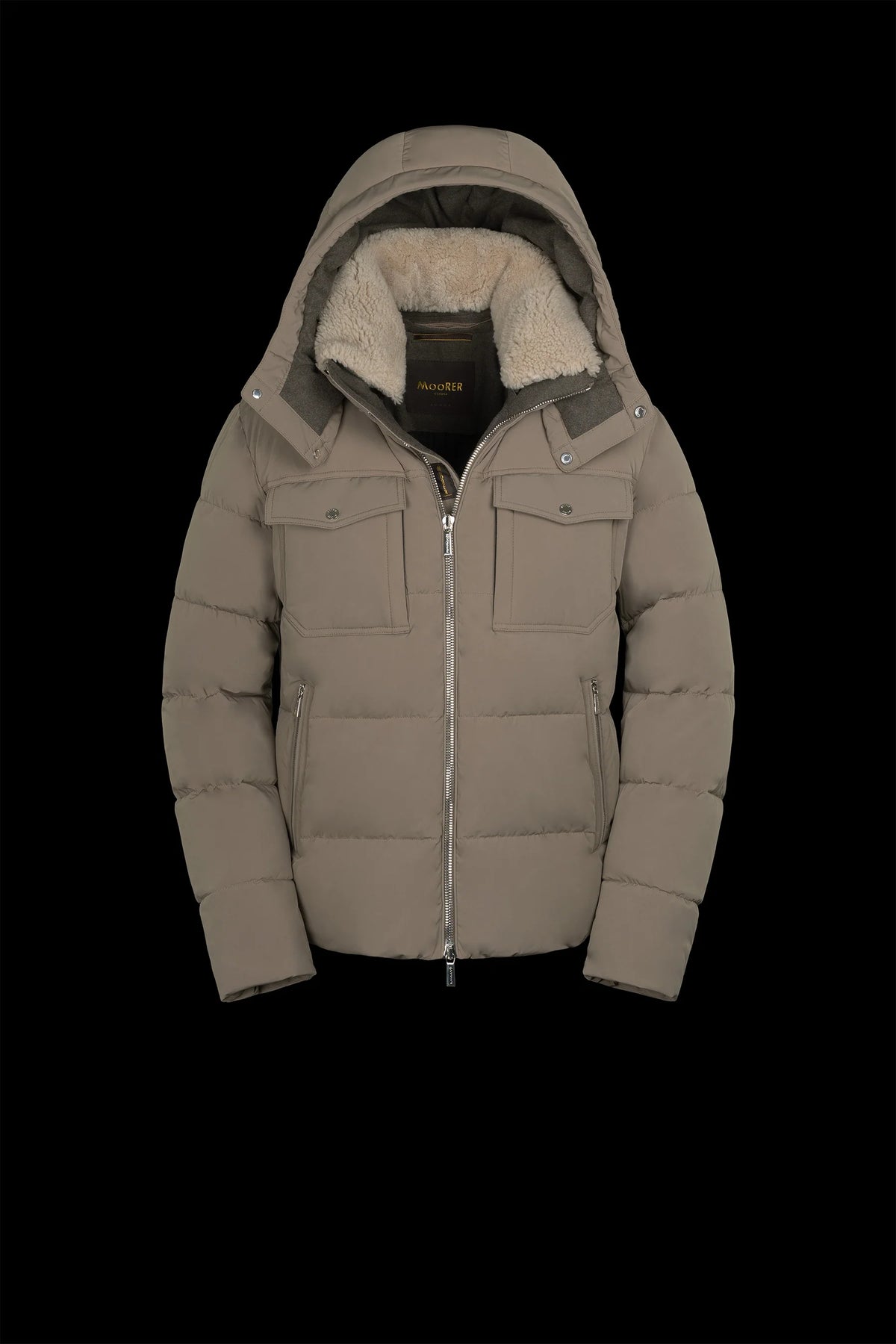 Moorer Piumino Alarick-Kn Nut