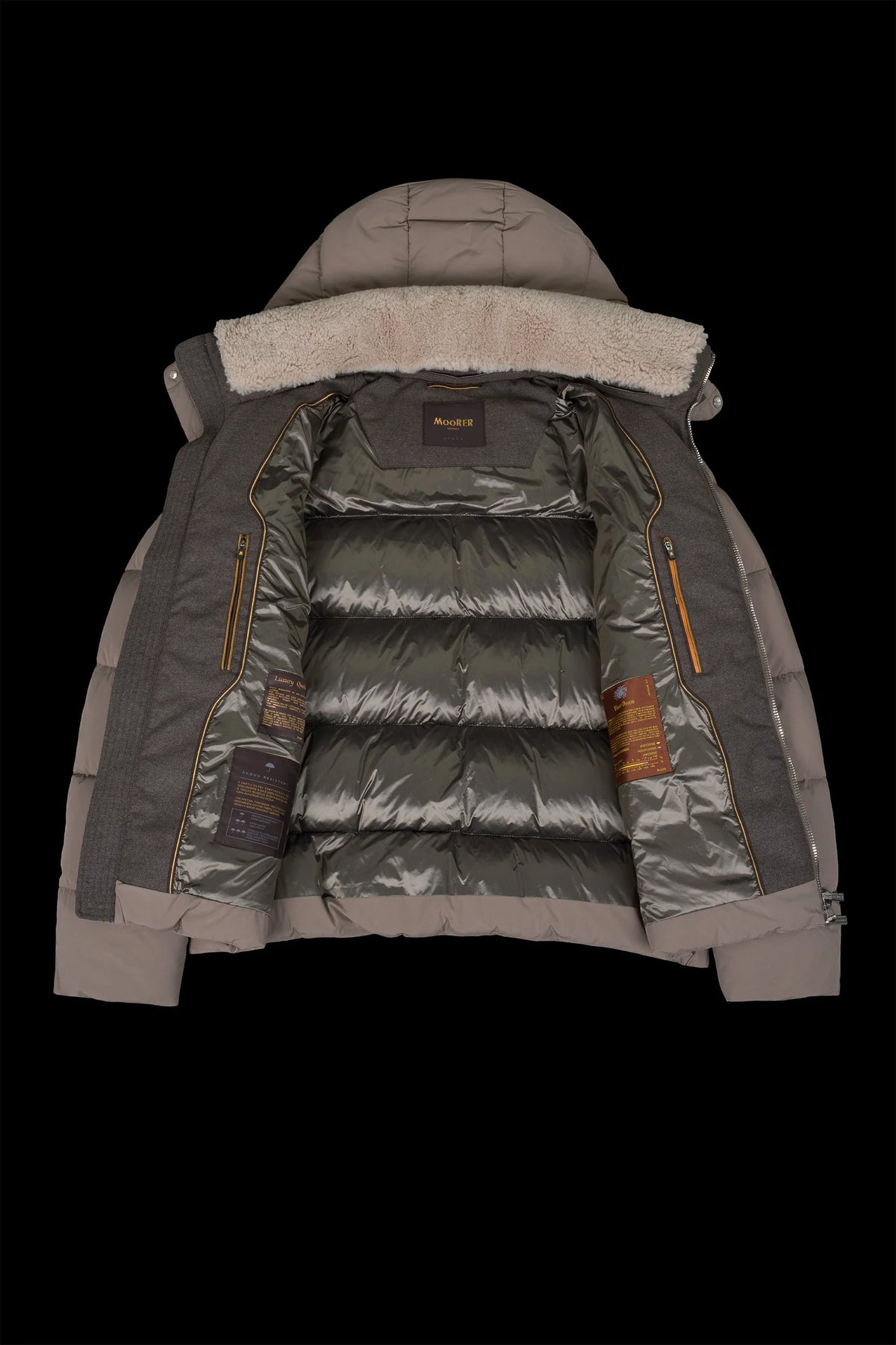 Moorer Piumino Alarick-Kn Nut