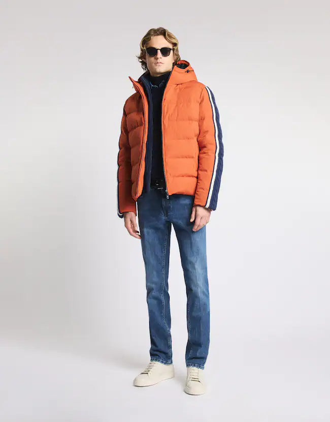 Fay Piumino Double Front In Nylon Arancio