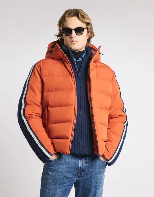 Fay Piumino Double Front In Nylon Arancio