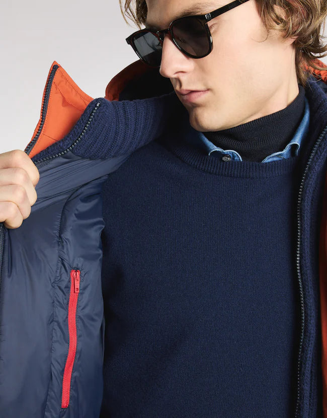 Fay Piumino Double Front In Nylon Arancio