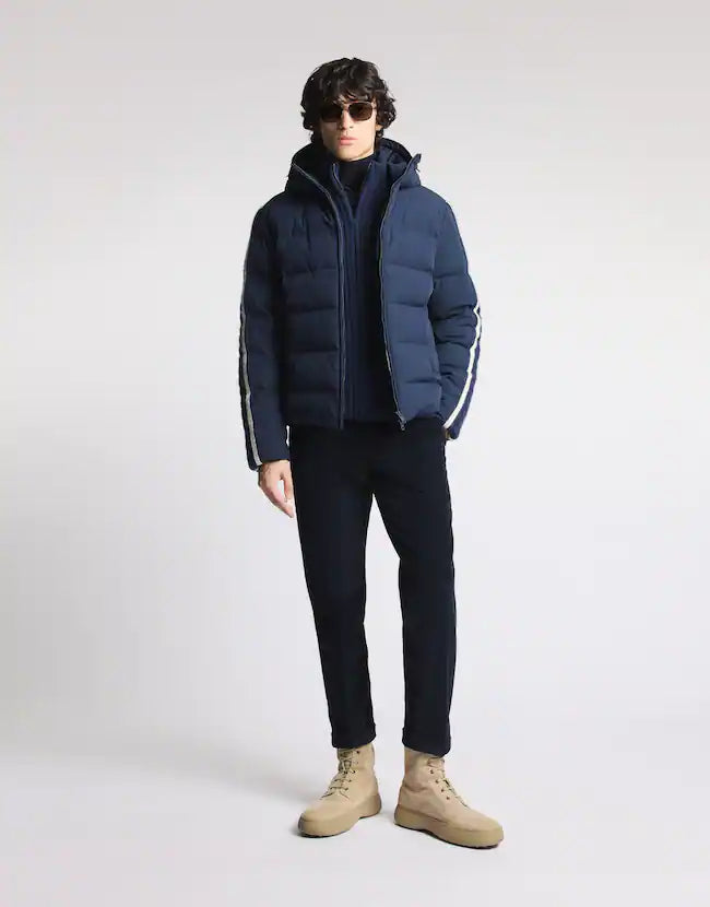 Fay Piumino Double Front In Nylon Blu