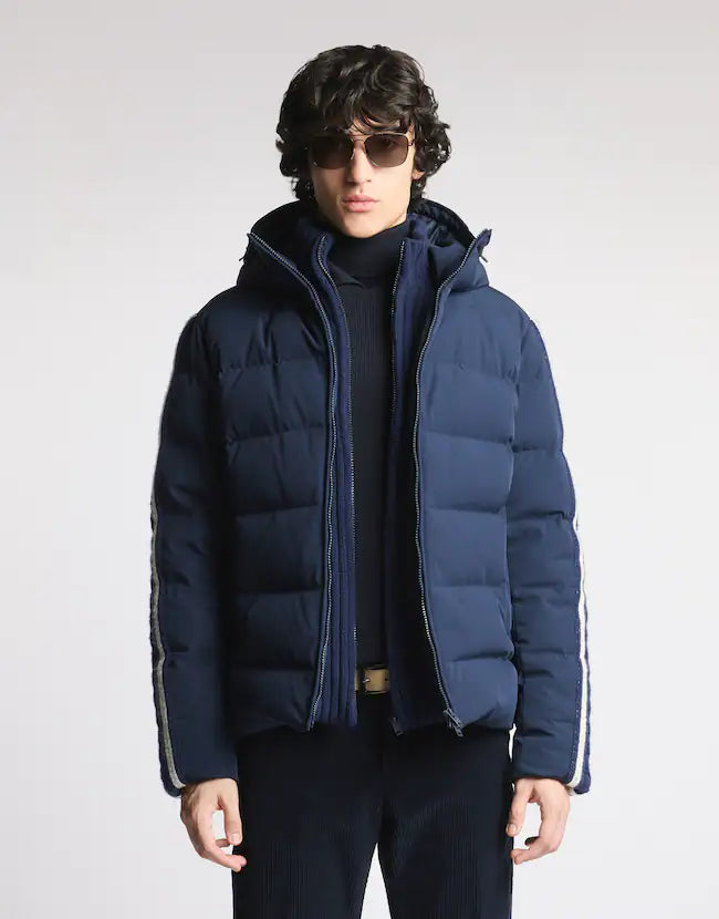 Fay Piumino Double Front In Nylon Blu