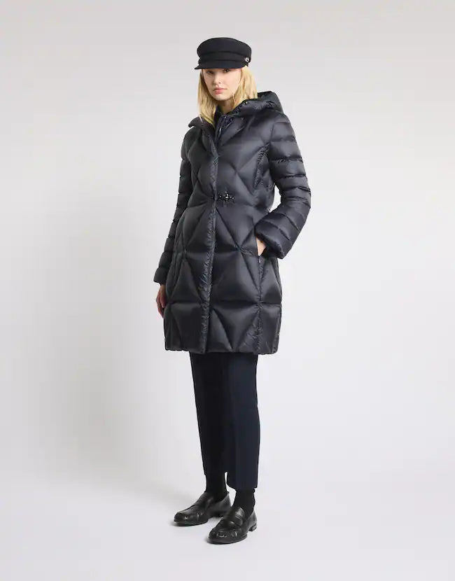 Fay Piumino Lungo Nylon Ultralight Blu