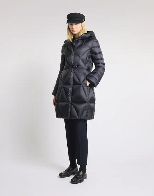 Fay Piumino Lungo Nylon Ultralight Blu