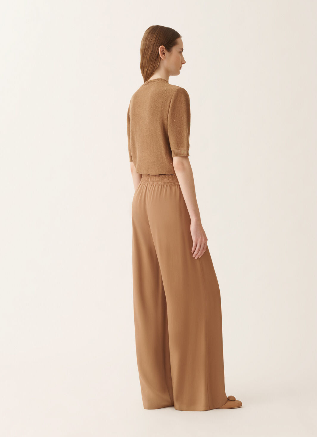 Fabiana Filippi Pantalone Amelia Enver Satin Vimini