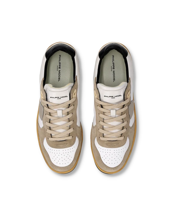 Philippe Model Sneakers Pgal Bianco Beige Nero