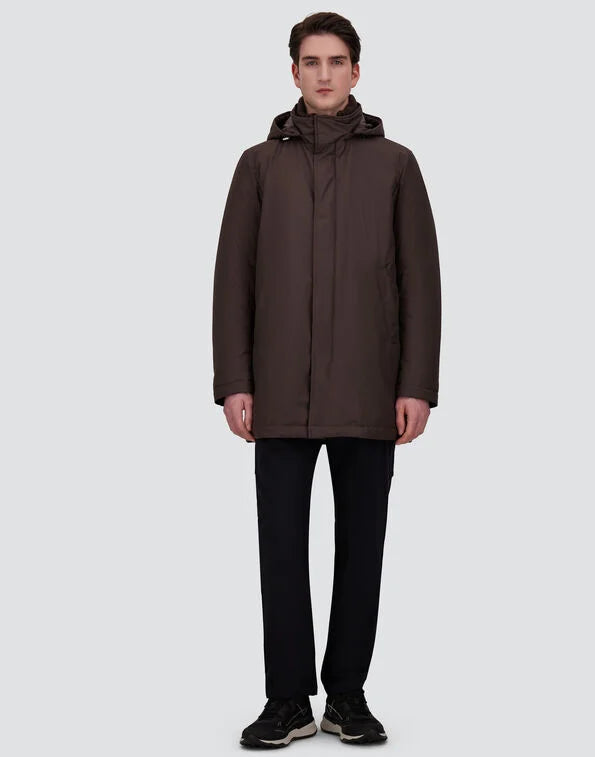 Herno Giaccone New Business Nylon Ultralight Moro