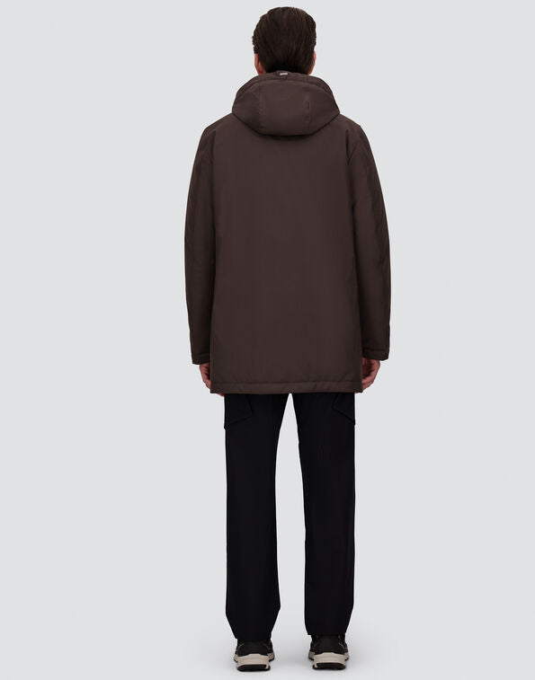 Herno Giaccone New Business Nylon Ultralight Moro