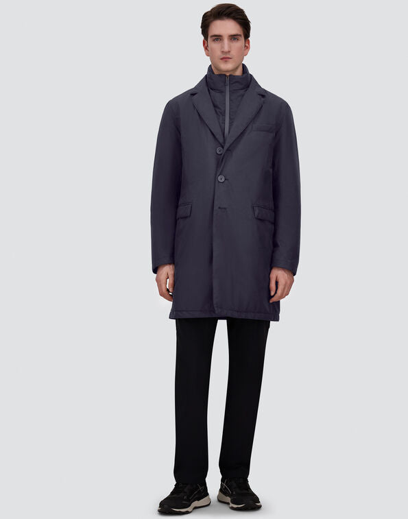 Herno Cappotto 2 Layer Goretex Blu