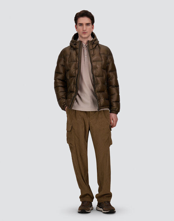 Herno Bomber 7 Denier Nylon Verde Militare