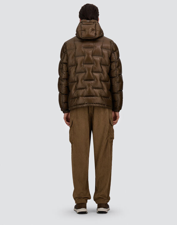 Herno Bomber 7 Denier Nylon Verde Militare