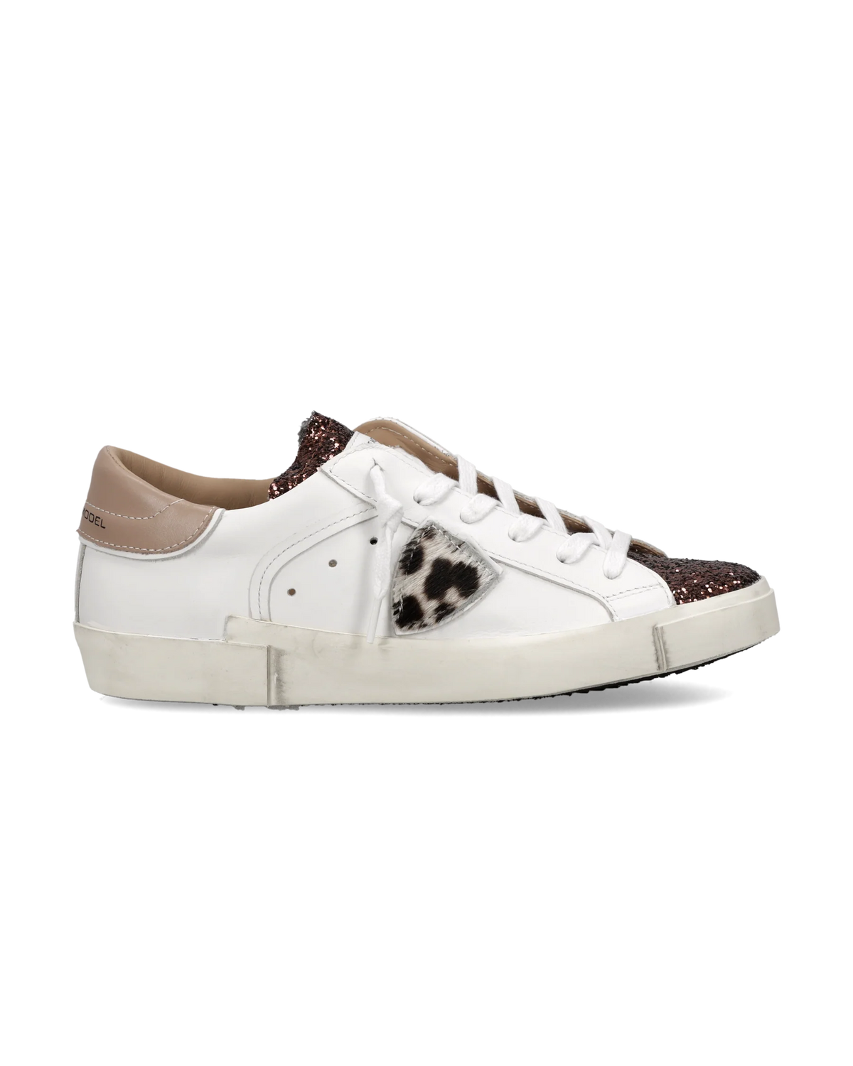 Philippe Model Paris Scudetto Animalier Bianco Bronzo Beige