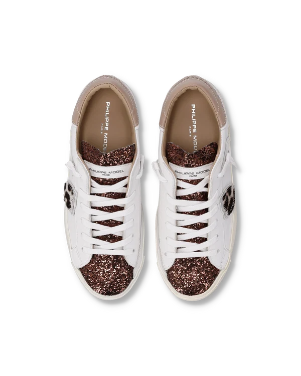 Philippe Model Paris Scudetto Animalier Bianco Bronzo Beige