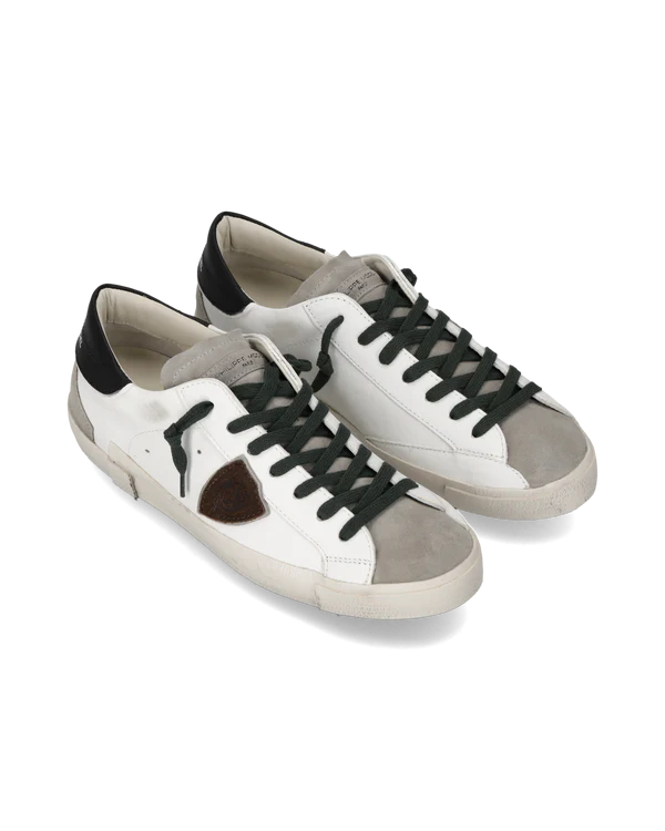 Philippe Model Sneakers Prsx Bianco Nero Grigio