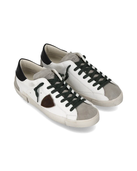 Philippe Model Sneakers Prsx Bianco Nero Grigio