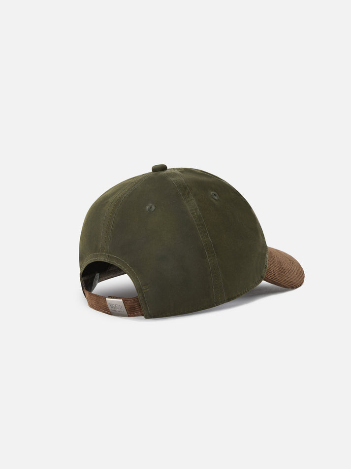 MC2 Saint Barth Cappello Baseball A Coste Cerato Verde Militare