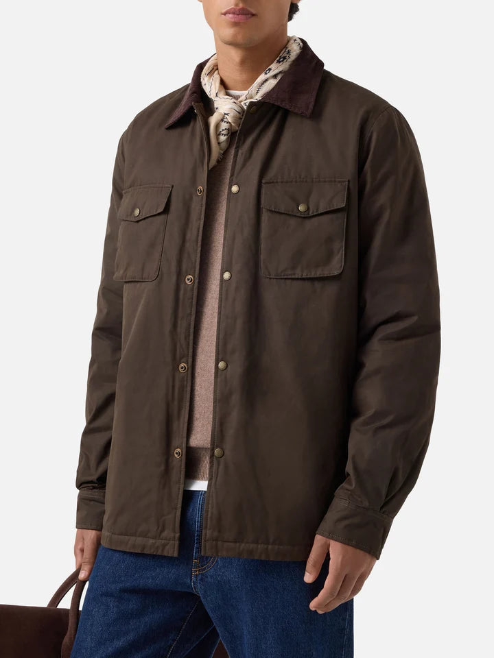 MC2 Saint Barth Overshirt Bexley Verde Militare