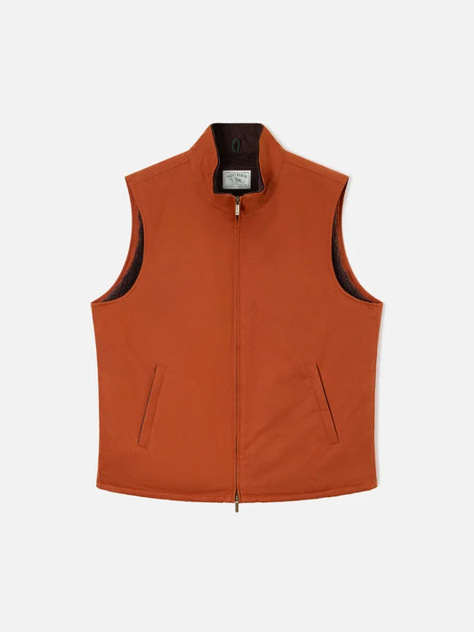 Mc2 Saint Barth Gilet Edgard Cerato Con Fodera Teddy Arancione