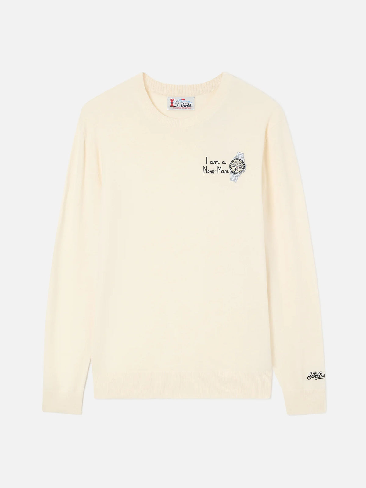 Mc2 Saint Barth Maglia Girocollo Heron Light Bianco